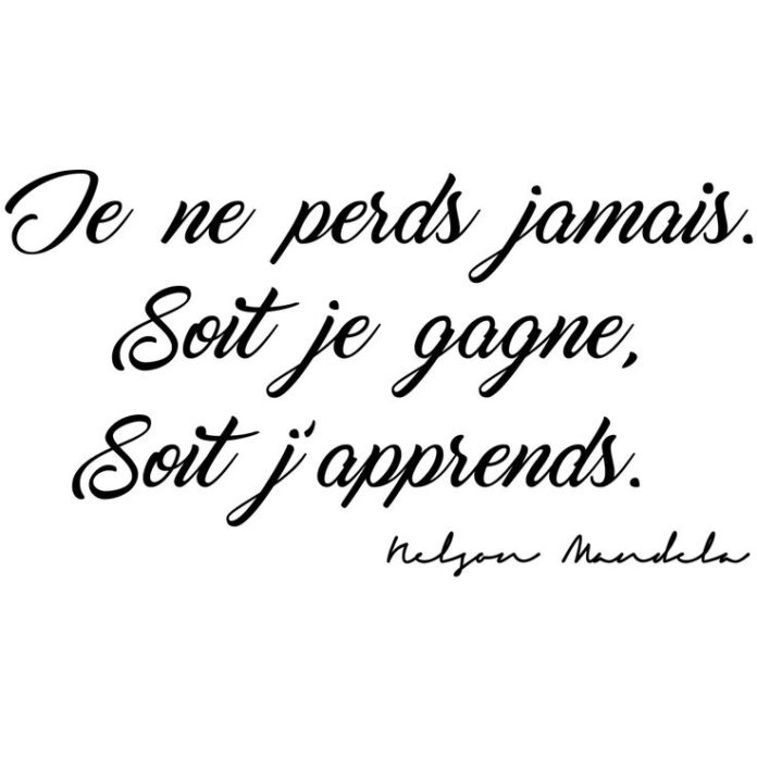 Citation develepement personnel nelson mandela